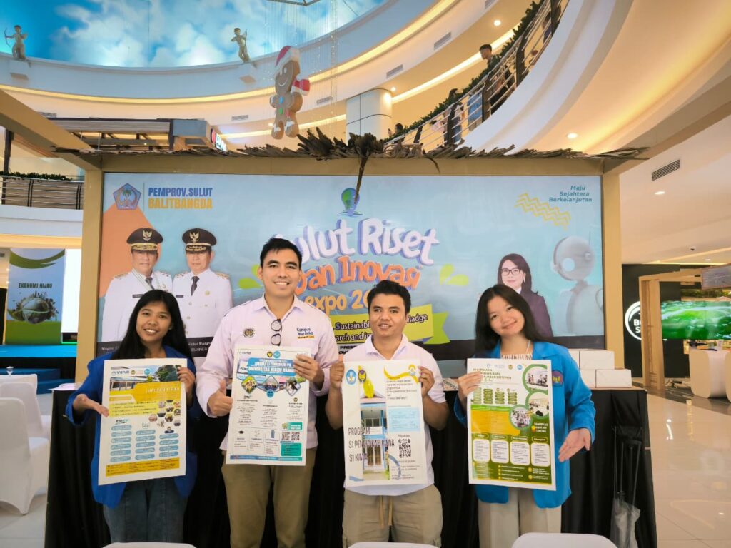 Tim Riset FMIPAK Unima Berpartisipasi dalam Sulut Riset dan Inovasi Expo 2025